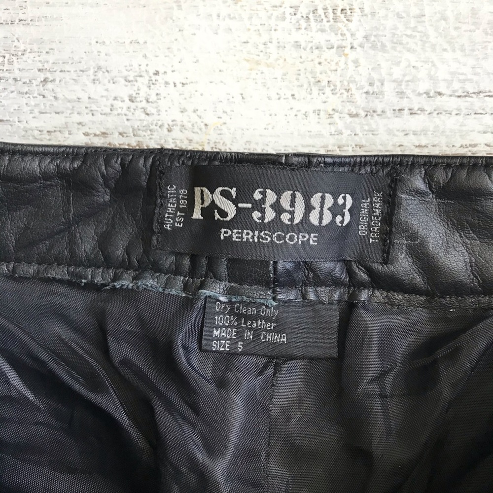 PERISCOPE LEATHER PANT - Picture 7 of 8
